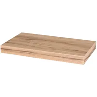 Levandeo Wandboard Bobby Kernbuche Dekor 40cm - Deutsche Herstellung
