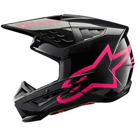 Alpinestars S-M5 Corp Motocrosshelm - schwarz-pink, / XXL