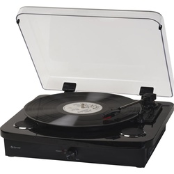 Denver VPL-230B (Halbautomatisch), Plattenspieler, Schwarz