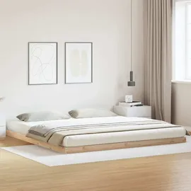 vidaXL Bodenbettrahmen Natur 200 x 220 cm