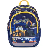 Belmil Kiddy Plus Kindergartenrucksack Big Wheel 3-6 Jährige Kinder
