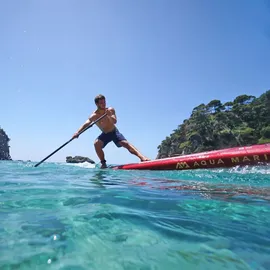 Aqua Marina SUP Atlas 12.0 Stand up Paddle Board Set 366 x 86 x 15 cm rot