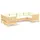 vidaXL 6-tlg. Loungeset creme Kiefernholz