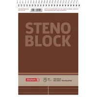 Brunnen Stenoblock 1055761, 60g/qm, 40 Blatt, A5, liniert