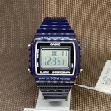 Casio Unisex Digital Quarz Uhr mit Resin Armband W-215H-2