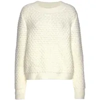 VIVANCE Rundhalspullover Damen creme Gr.32/34