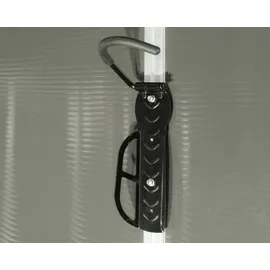 CANOPIA Fahrradwandhalterung vertikaler Fahrradaufhänger schwarz