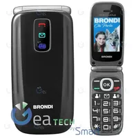 BRONDI AMICO LEALE Senior Smartphone Dual SIM GSM Klapphandy Aktiv Schwarz