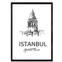 Nacnic POSTER Städte Denkmäler Istanbul A3 Rahmenlos