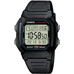 Chronograph, schwarz (grau, schwarz), CASIO TIMELESS COLLECTION, Armbanduhren, Herren, Quarzuhr, Armbanduhr, Herrenuhr, Digitaluhr, Kalender, Stoppfunktion