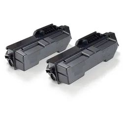 Green2Print Toner Doppelpack, 2 Kartuschen 2x 7200 Seiten ersetzt Kyocera TK-1160, 1T02RY0NL0 passen
