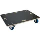 ECD Germany Transportroller mit 2x Feststellbremse 60 x 80 cm bis 800kg