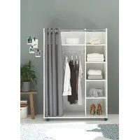 Stella Trading Pol-Power Kleiderschrank 145 x 50 cm (B/H/T)