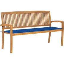 vidaXL Stapelbank 159 x 50 x 90 cm Blau