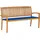 vidaXL Stapelbank 159 x 50 x 90 cm Blau