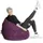 Sitting Point BeanBag Fluffy 70 x 110 cm aubergine