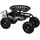 Relaxdays Gartenrollsitz 42 x 54 x 81 cm schwarz