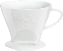 Melitta® Kaffeefilter Porzellan 102 4006508218967 , Farbe: weiß