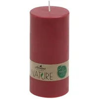 Stumpenkerzen Nature Altrot 120 x Ø 58 mm aus