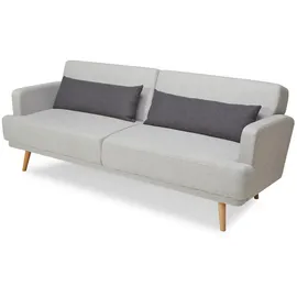 SalesFever Schlafsofa 2,5-Sitzer Webstoff Grau