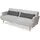 SalesFever Schlafsofa 2,5-Sitzer Webstoff Grau