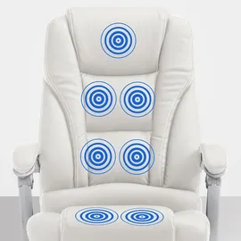 CLP Pacific Kunstleder mit Massagefunktion V2 weiß