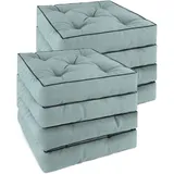 ASPERO Sitzauflage 40 x 40 cm blau 8 St.
