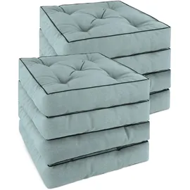 ASPERO Sitzauflage 40 x 40 cm blau 8 St.
