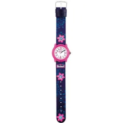 Scout Mädchen-Armbanduhr Crystal 280305028 blau pink Flowery