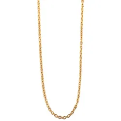Kette ohne Anhänger ADELIA ́S "Neuheit 2025 - Herren Edelstahl Ankerkette Halskette Anker" Gr. 40, gold, anker, Halsketten, Herren, 40, Edelstahl