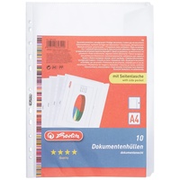 Herlitz 5896204 Dokumentenhülle A4 PP 10er Packung