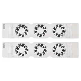 EMOS Heizung-Ventilator DUO 2 Stück Luftdurchfluss 36 m3/h