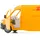 Siku 1920 - Mercedes-Benz Sprinter DHL Paketdienst Gelb 1:50