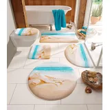 OTTO home Badematte Strand Beige Ø 80 cm