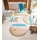 OTTO home Badematte Strand Beige Ø 80 cm