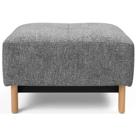 Innovation Living Polsterhocker 100% Polyester 65 x 40 x 65 cm Grau