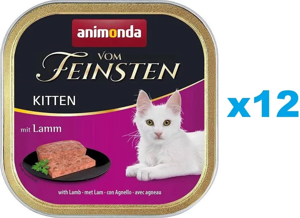 ANIMONDA Vom Feinsten Kitten Lamm 12x 100 g