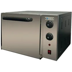 WORLDMAI kleiner wirtschaftlicher Edelstahl-Ofen für 2 Pizzen x 33cm. Pizzaofen für Bars, Restaurants und Catering.