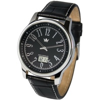 Elegante MARQUIS Herren Funkuhr (Junghans-Uhrwerk) Edelstahl Armbanduhr 964.4108