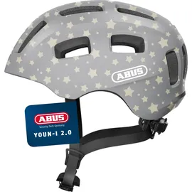 ABUS Youn-I 2.0 48-54 cm Kinder grey star matt/shiny 2022