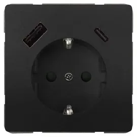 Siemens Schuko-Steckdose DELTA style Anthrazit