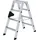 Günzburger Aluminium-Stehleiter 2 x 4 Stufen 40208