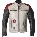 Helstons Tracker Natural Lederjacke weiß, S