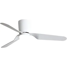 FABRILAMP Kochi 18 cm Deckenventilator Weiß