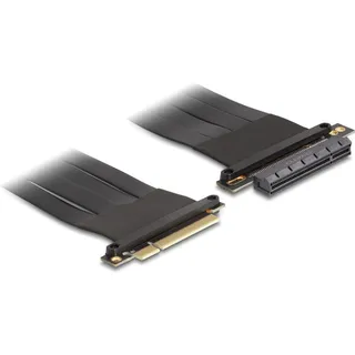 DeLock Riser Karte PCI Express x8 Stecker zu x8 Slot mit Kabel 60 cm,