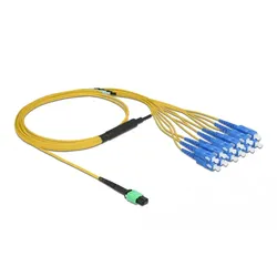 Delock Fan-out-Kabel - MPO/UPC Single-Mode (W)