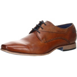 Bugatti Herren Businessschuhe, Männer Business Schnürer,Office,büro,Freizeit,Schnuerschuhe,Schnuerer,straßenschuhe,Cognac (6300),43 EU | Gr.: 43