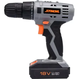 STHOR Akku-Bohrschrauber 18V inkl. 1 x 2,0 Ah + Ladegerät