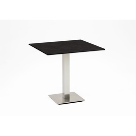 Niehoff Bistro Edelstahl quadratisch - 95 x 95 cm HPL Graphit-Design