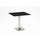 Niehoff Bistro Edelstahl quadratisch - 95 x 95 cm HPL Graphit-Design